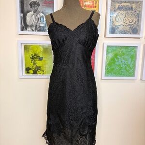 Black Lace Slip Dress – 90s / Dark Romance 🖤🥀